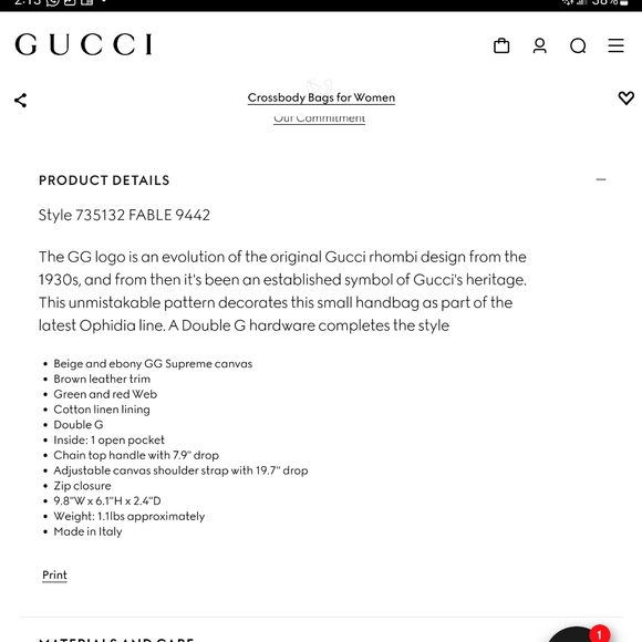 Authentic Gucci Ophidia GG Small Handbag - Picture 13 of 13